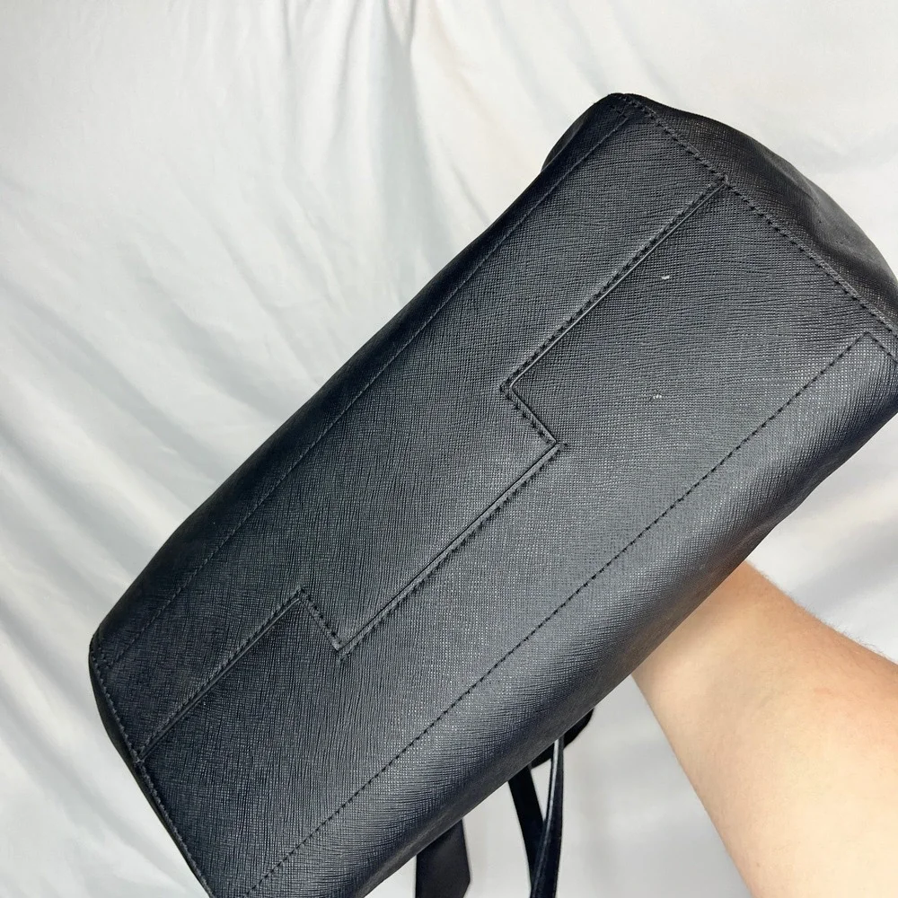 Tory Burch Tote Bag Black Saffiano Leather Shoulder Bag‎ Work Travel